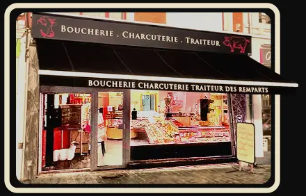 Devanture de la Boucherie des Remparts